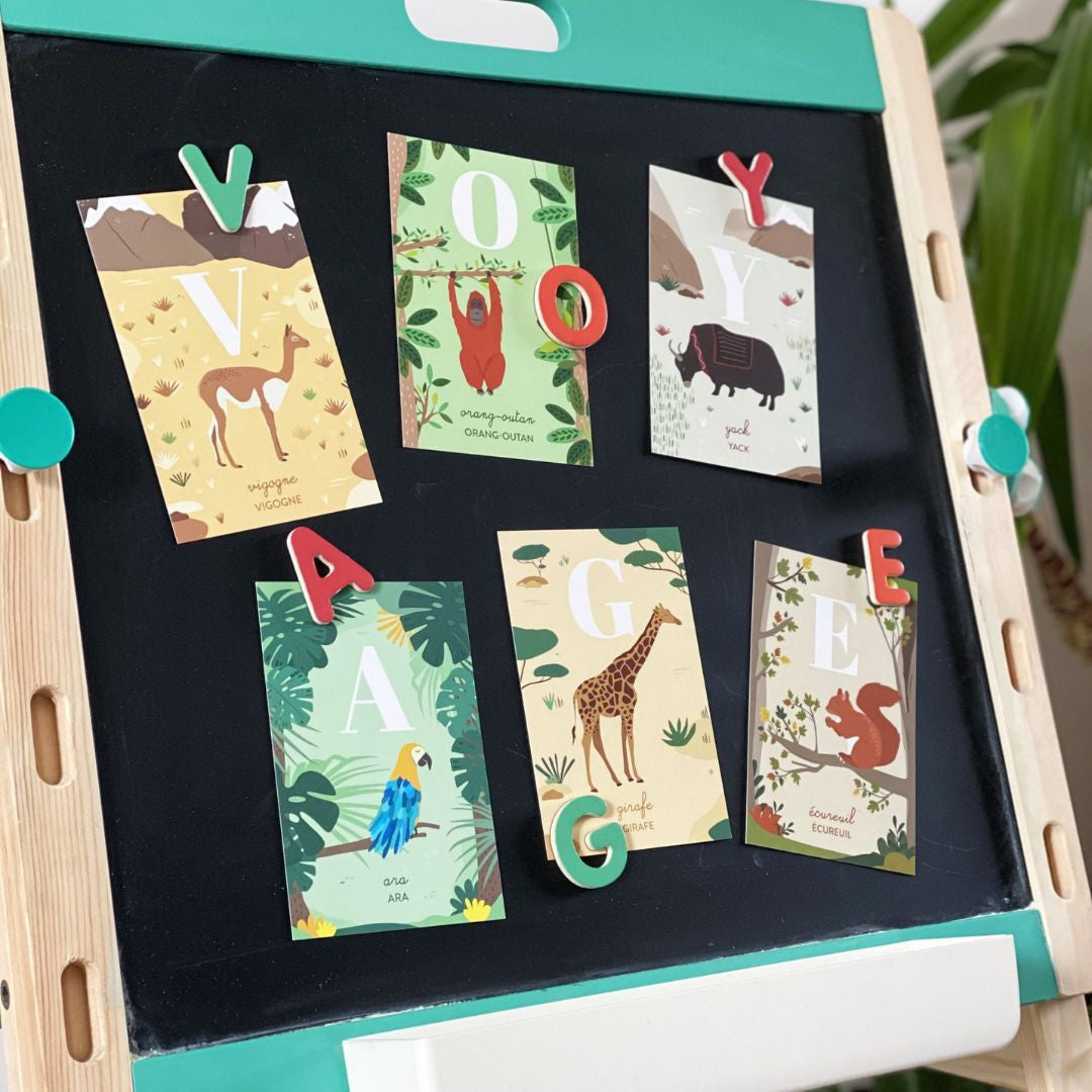 Cartes alphabet Made in France - Papier Curieux