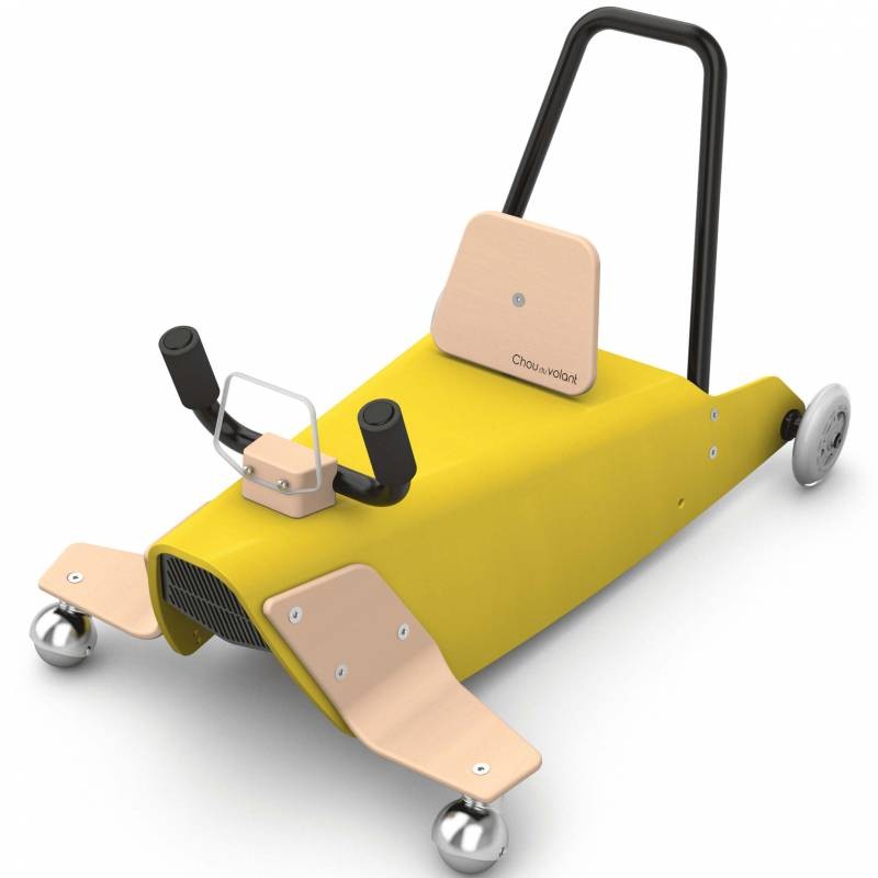 Porteur avion - 2 jouets en 1 JAUNE