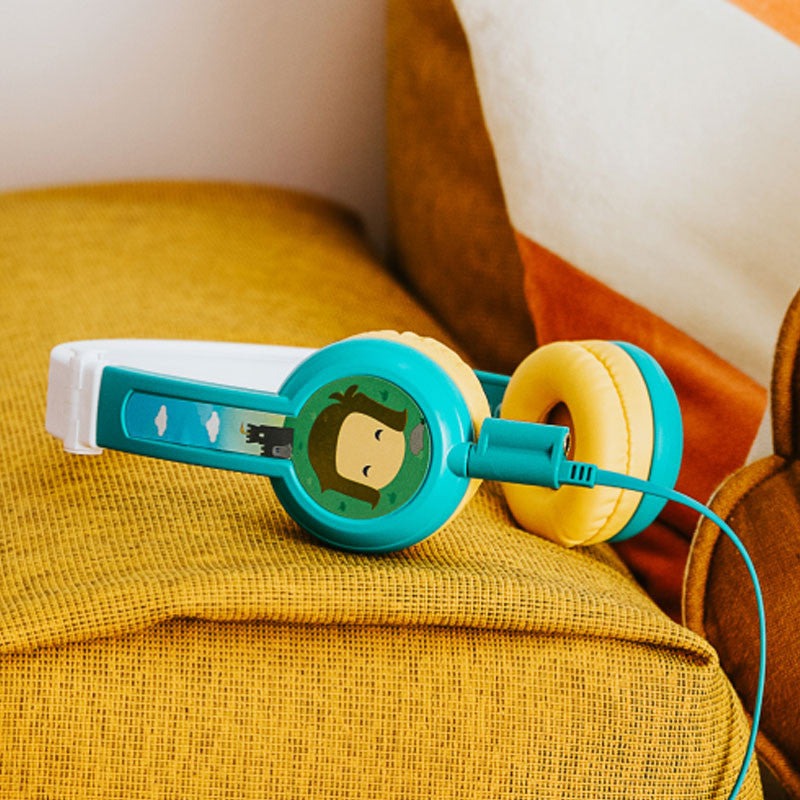 Casque audio pour enfant Lunii qui respecte les oreilles de vos enfants