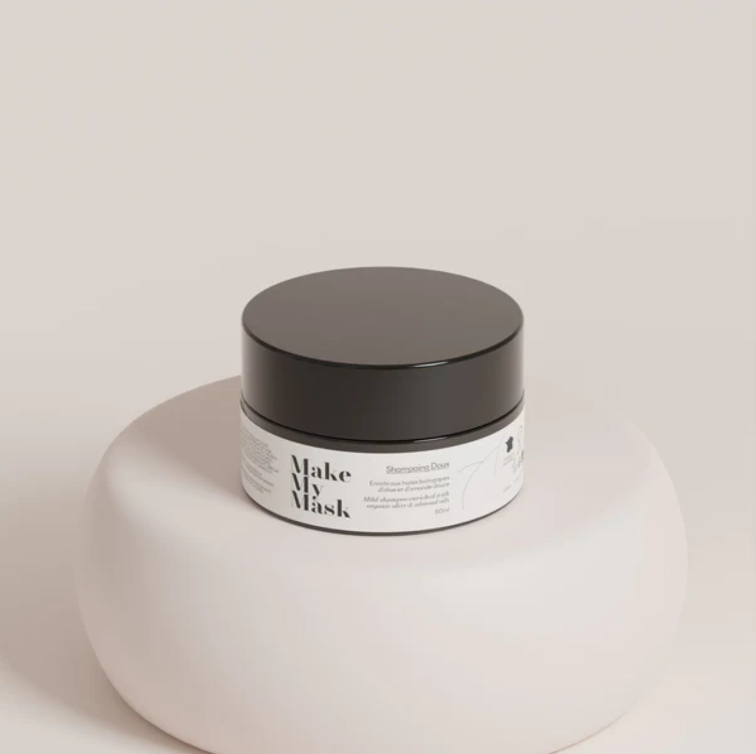 Shampoing fabriqué en France, flacon rechargeable - Make My Mask.