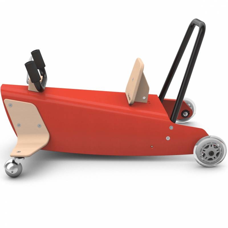 Porteur avion - 2 jouets en 1 ROUGE