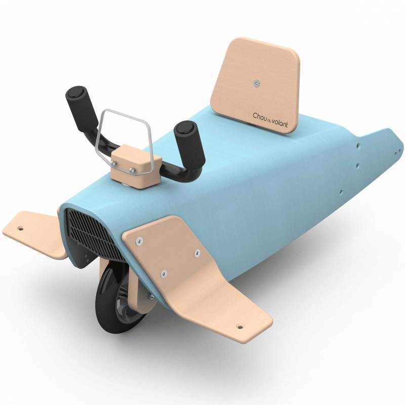 Porteur draisienne avion - 3 jouets en 1BLEU CIEL