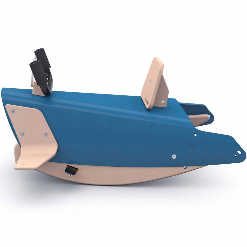 Bascule + porteur + draisienne Avion 5 en 1 bleu foncé