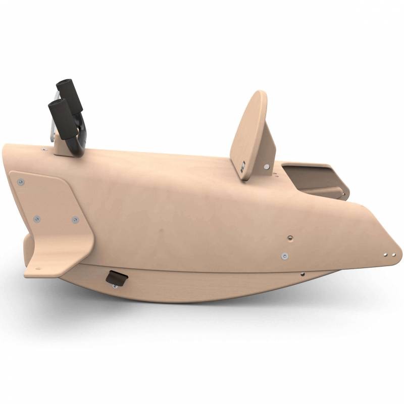 Bascule + porteur + draisienne Avion 5 en 1 marron