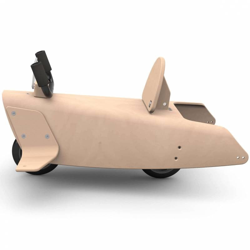 Bascule + porteur + draisienne Avion 5 en 1 marron