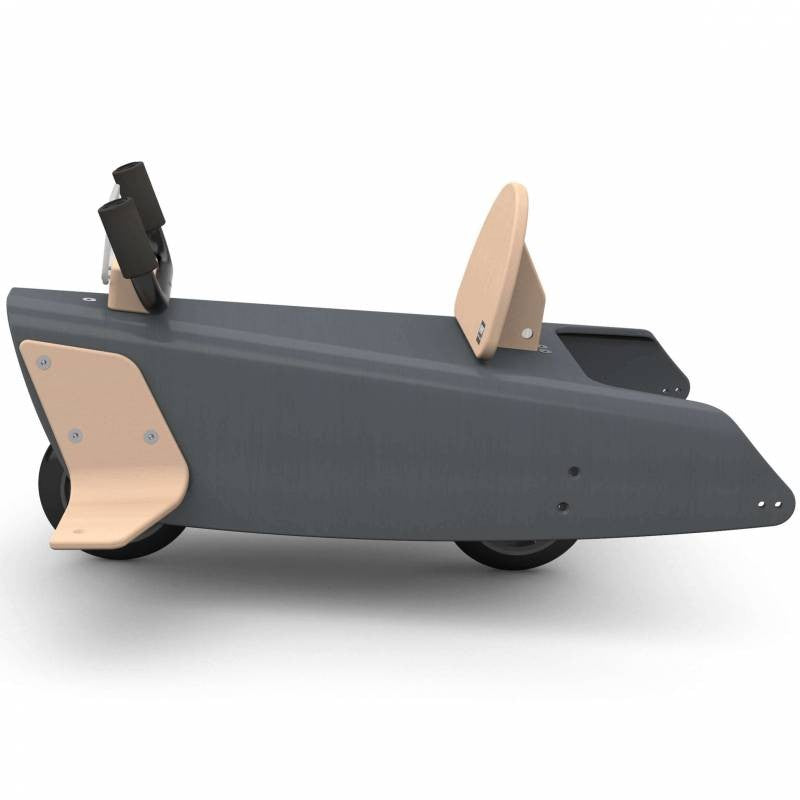 Bascule + porteur + draisienne Avion 5 en 1 noir