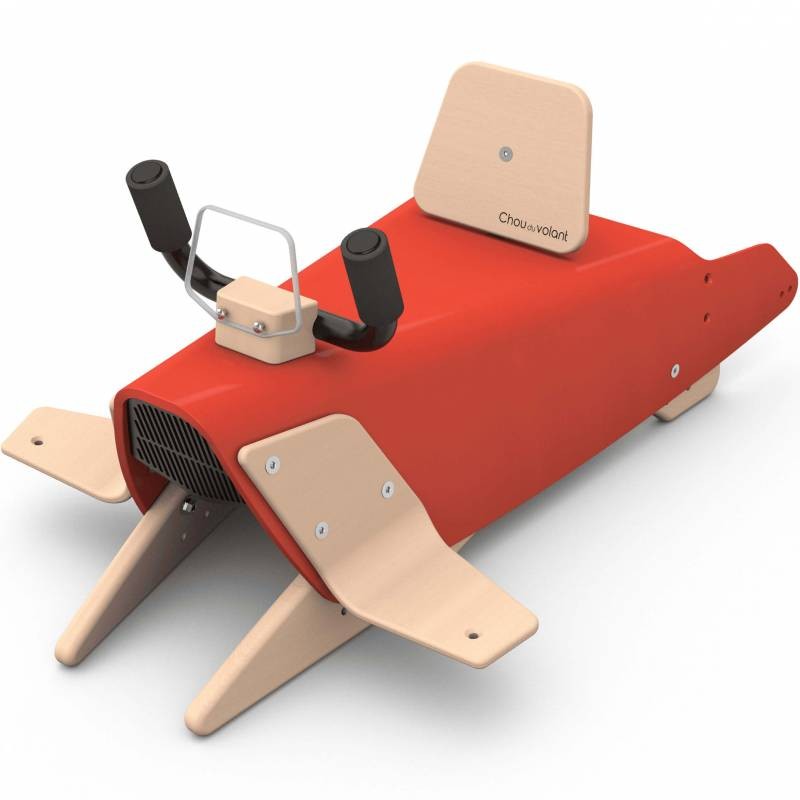 Bascule + porteur + draisienne Avion 5 en 1 rouge