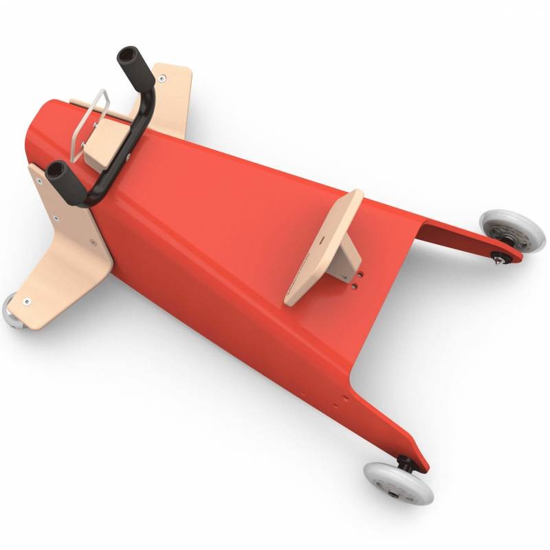 Bascule + porteur + draisienne Avion 5 en 1 rouge