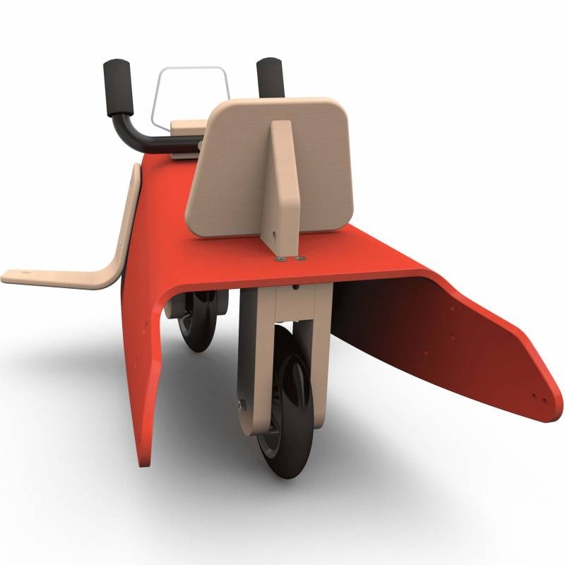 Bascule + porteur + draisienne Avion 5 en 1 rouge