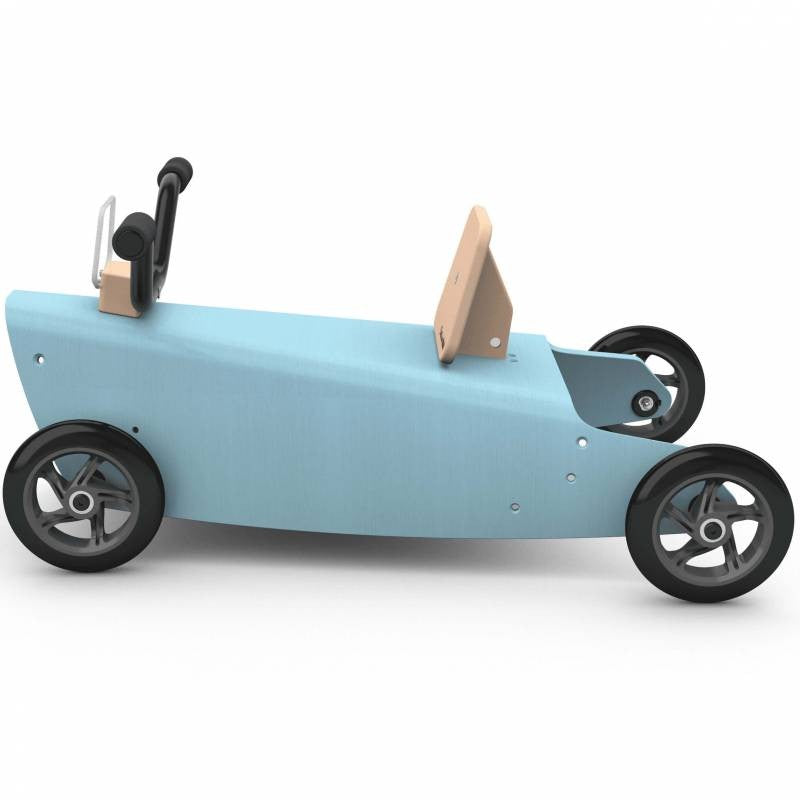 Porteur quad - 2 jouets en 1 bleu ciel