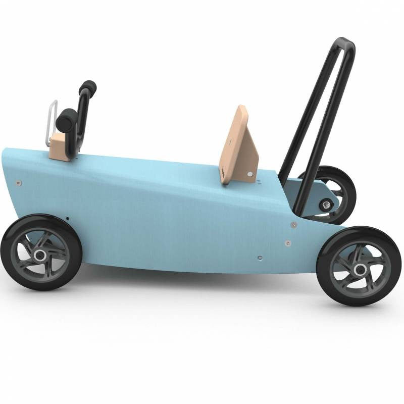 Porteur quad - 2 jouets en 1 bleu ciel