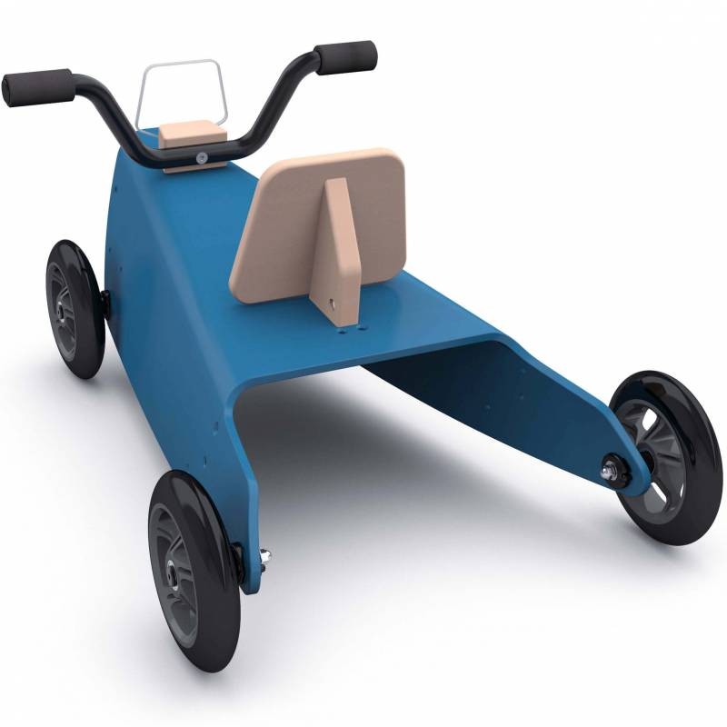 Porteur quad - 2 jouets en 1 bleu foncé