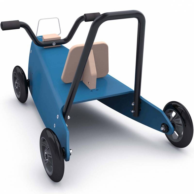 Porteur quad - 2 jouets en 1 bleu foncé