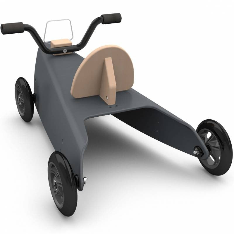 Porteur quad - 2 jouets en 1 noir
