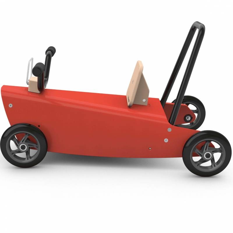 Porteur quad - 2 jouets en 1 rouge