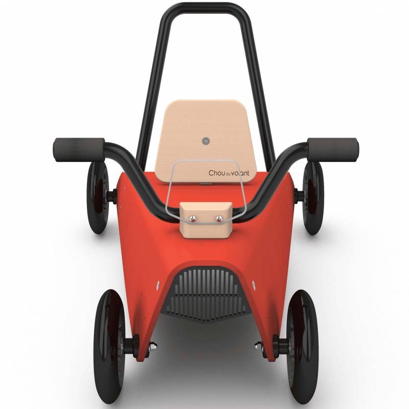 Porteur quad - 2 jouets en 1 rouge