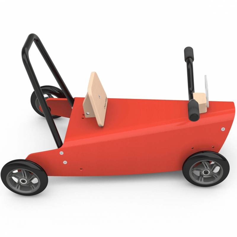 Porteur quad - 2 jouets en 1 rouge