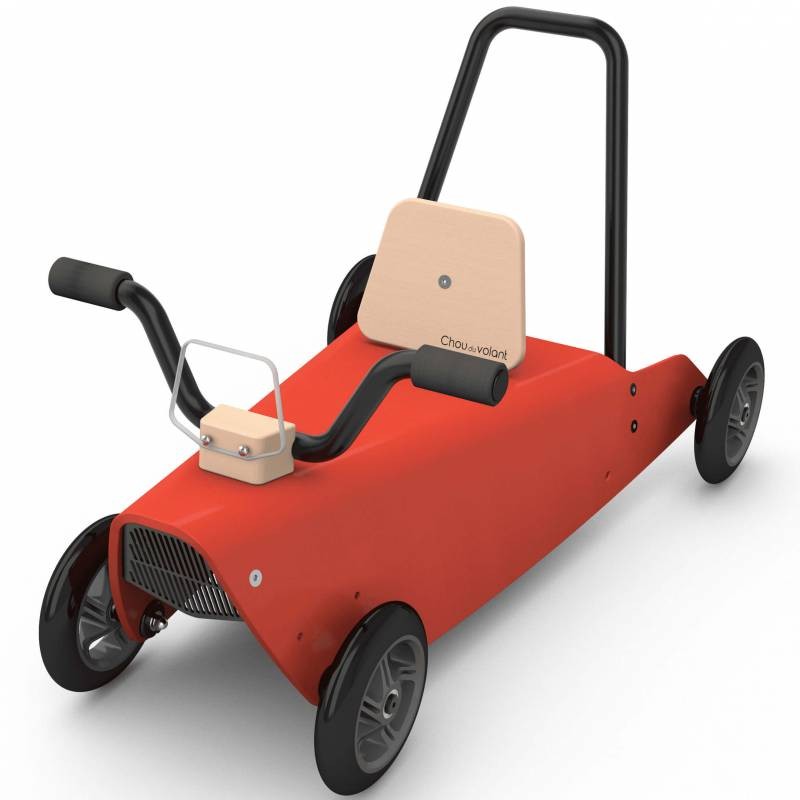 Porteur quad - 2 jouets en 1 rouge