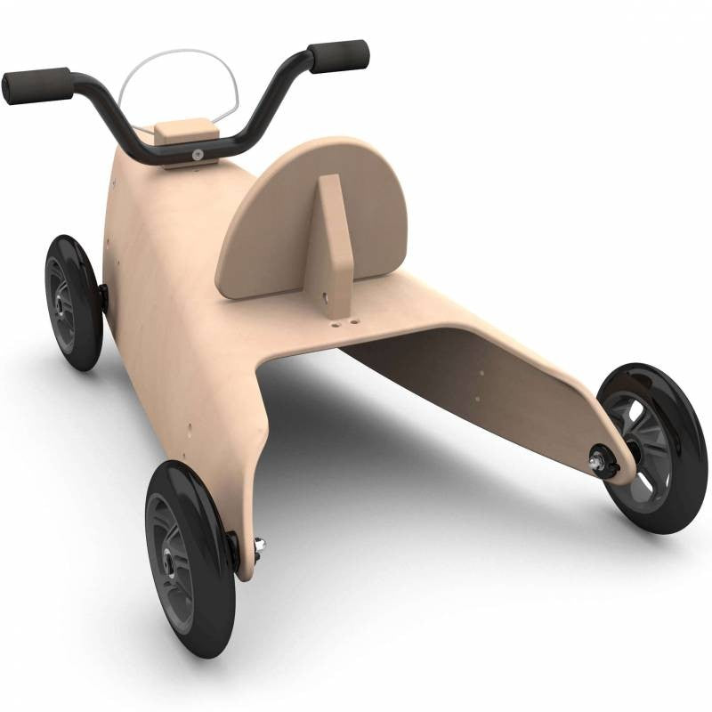 Bascule + porteur + Draisienne Quad 5 en 1 marron