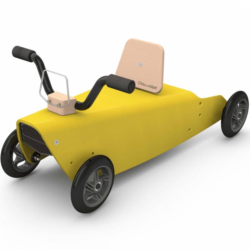Bascule + porteur + Draisienne Quad 5 en 1 jaune