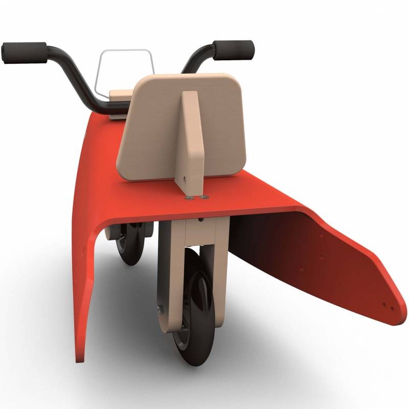 Bascule + porteur + Draisienne Quad 5 en 1 rouge