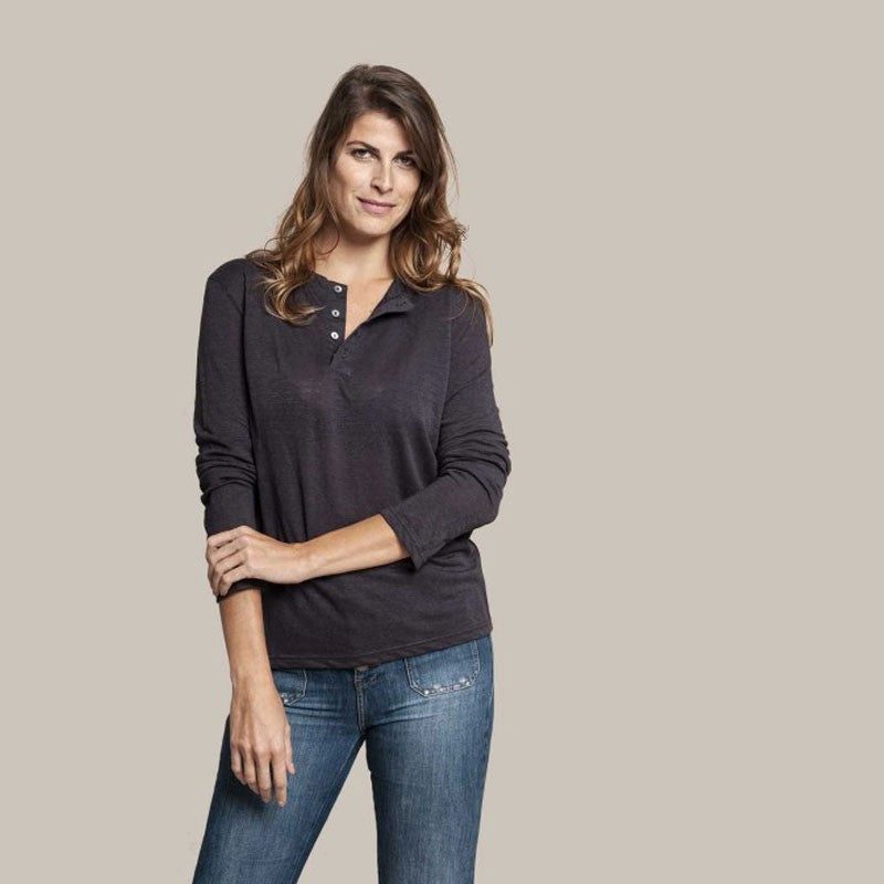 Tee-shirt tricoté en lin