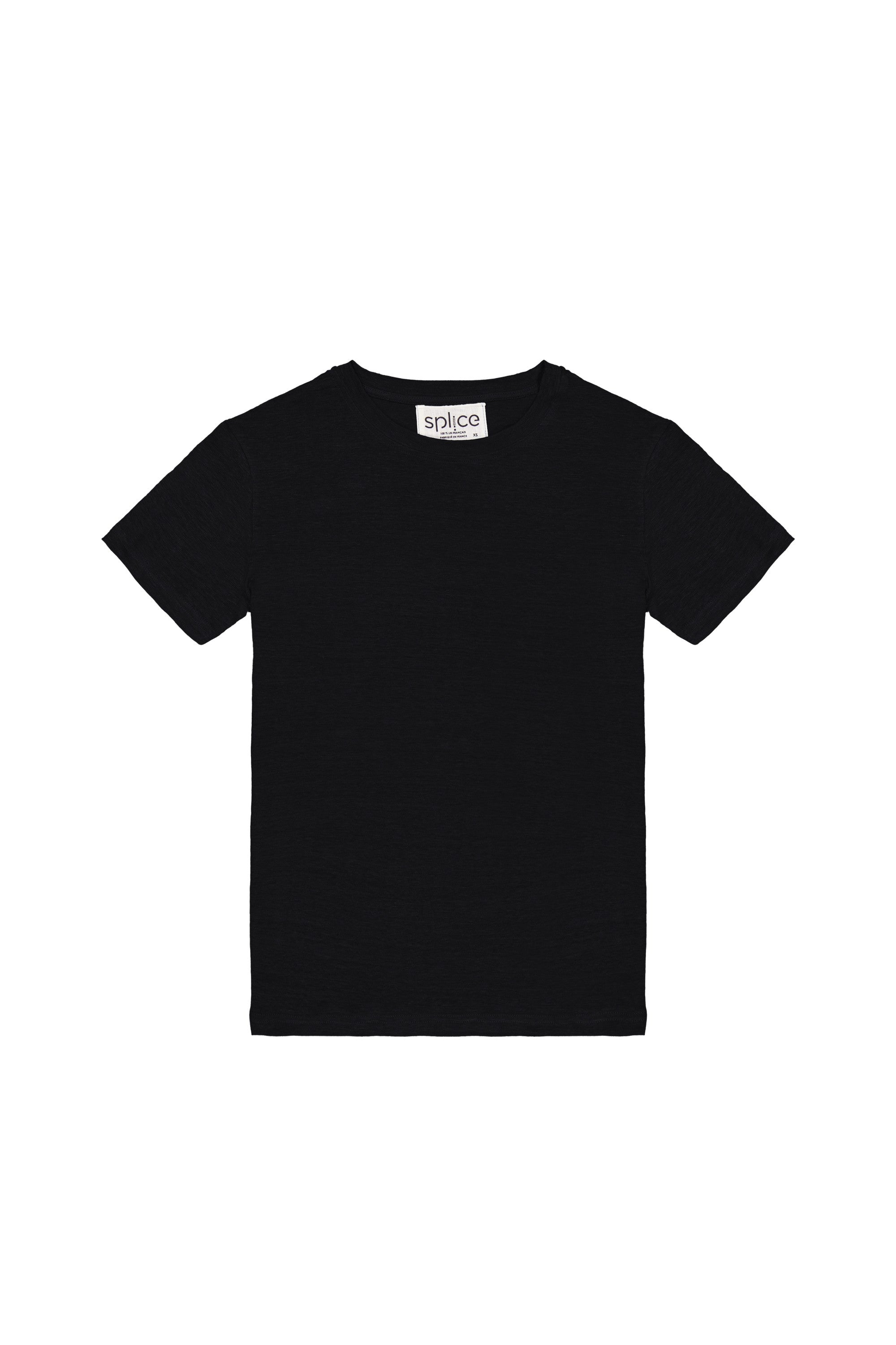 Tee-shirt en lin noir