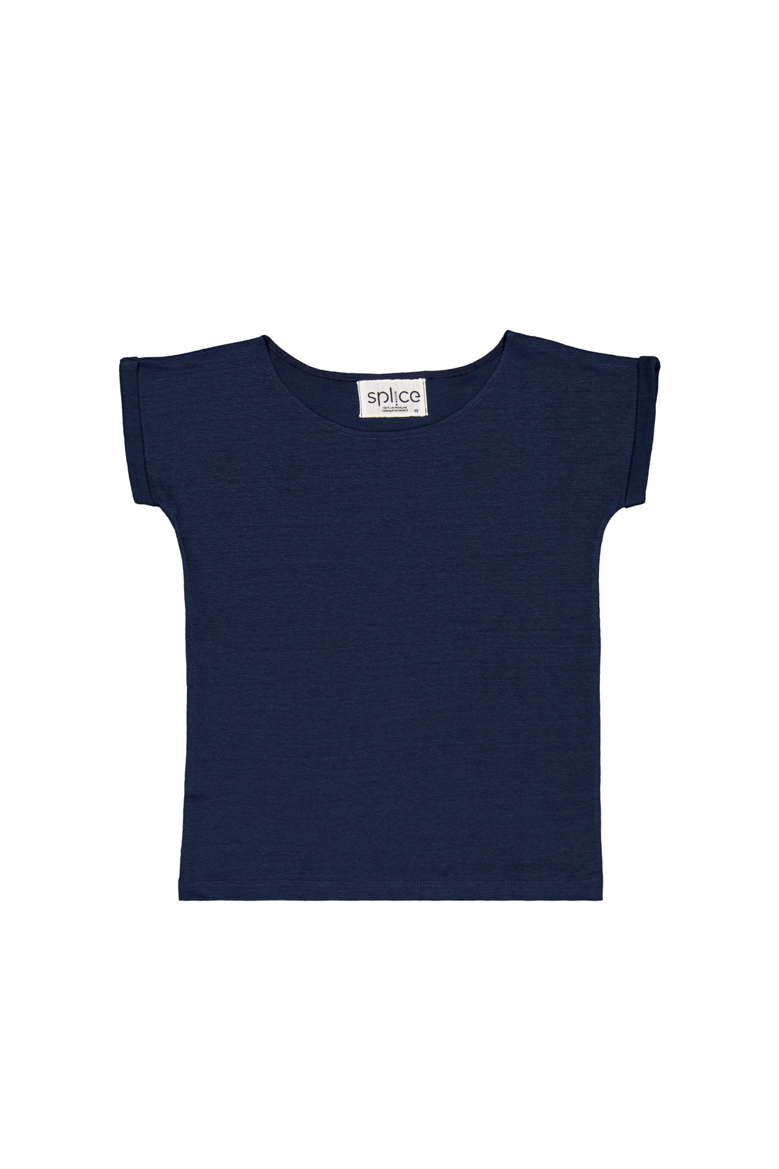 Tee-shirt en lin bleu