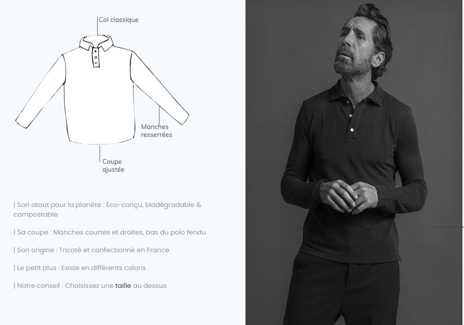 Polo en Lin Linmanquable Homme