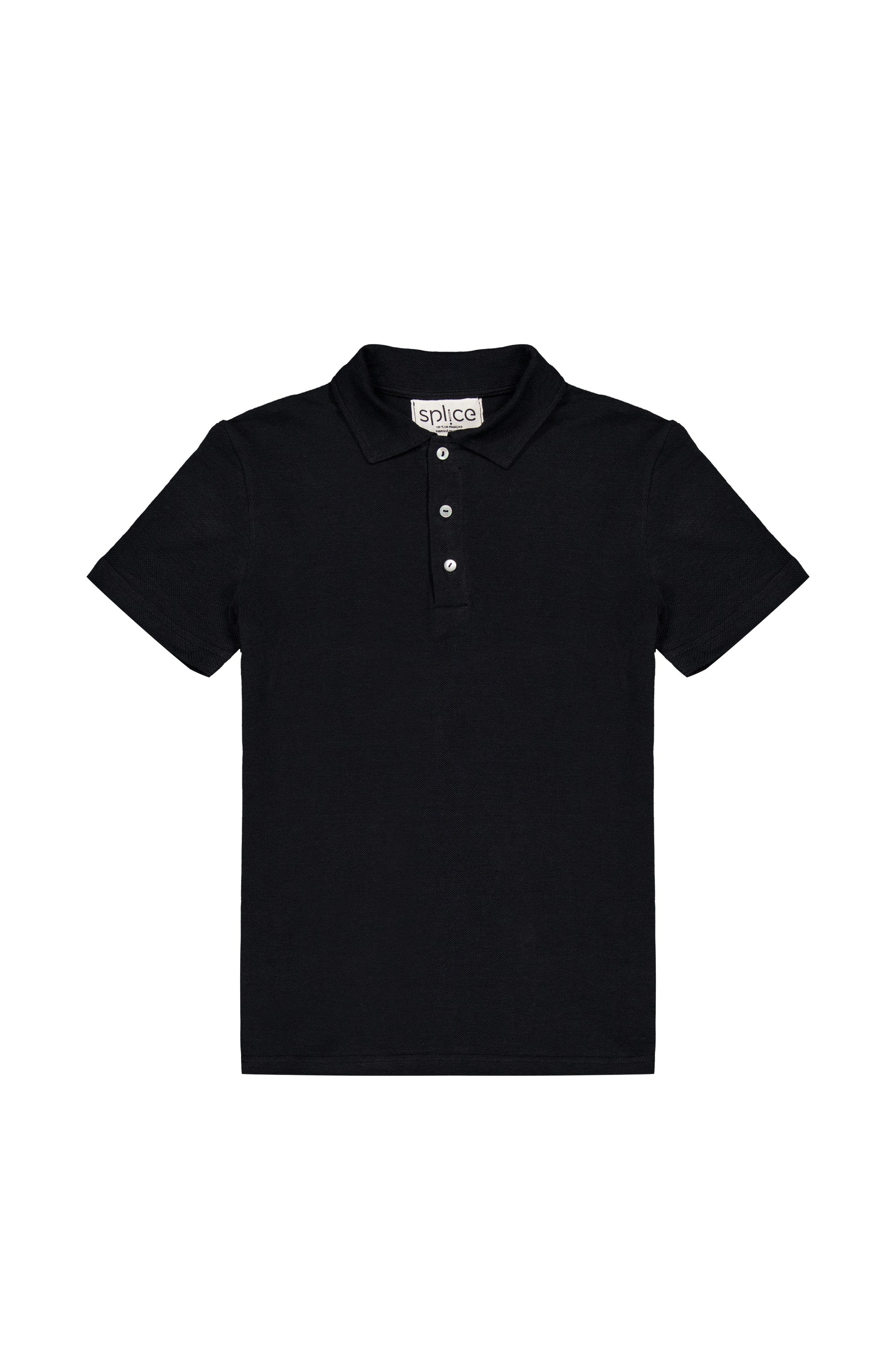 T-shirt en lin bio homme noir