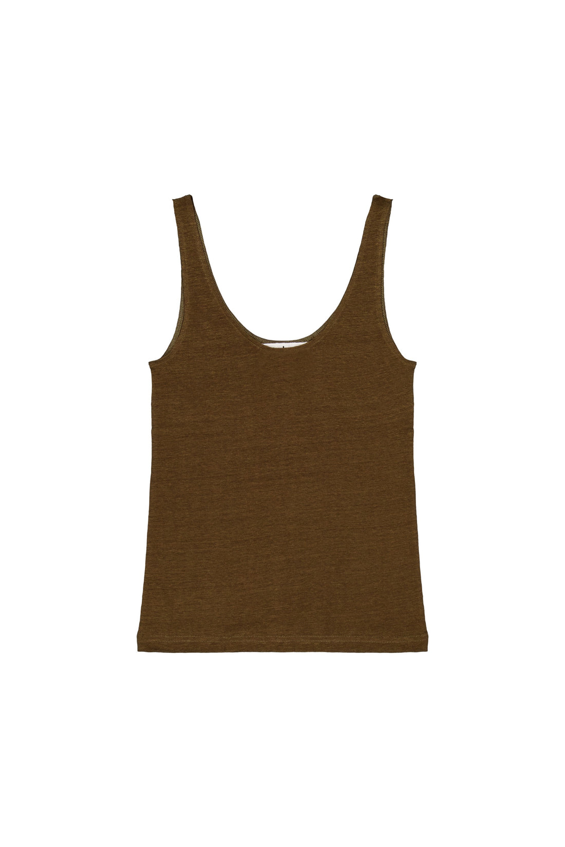 Débardeur en lin femme kaki