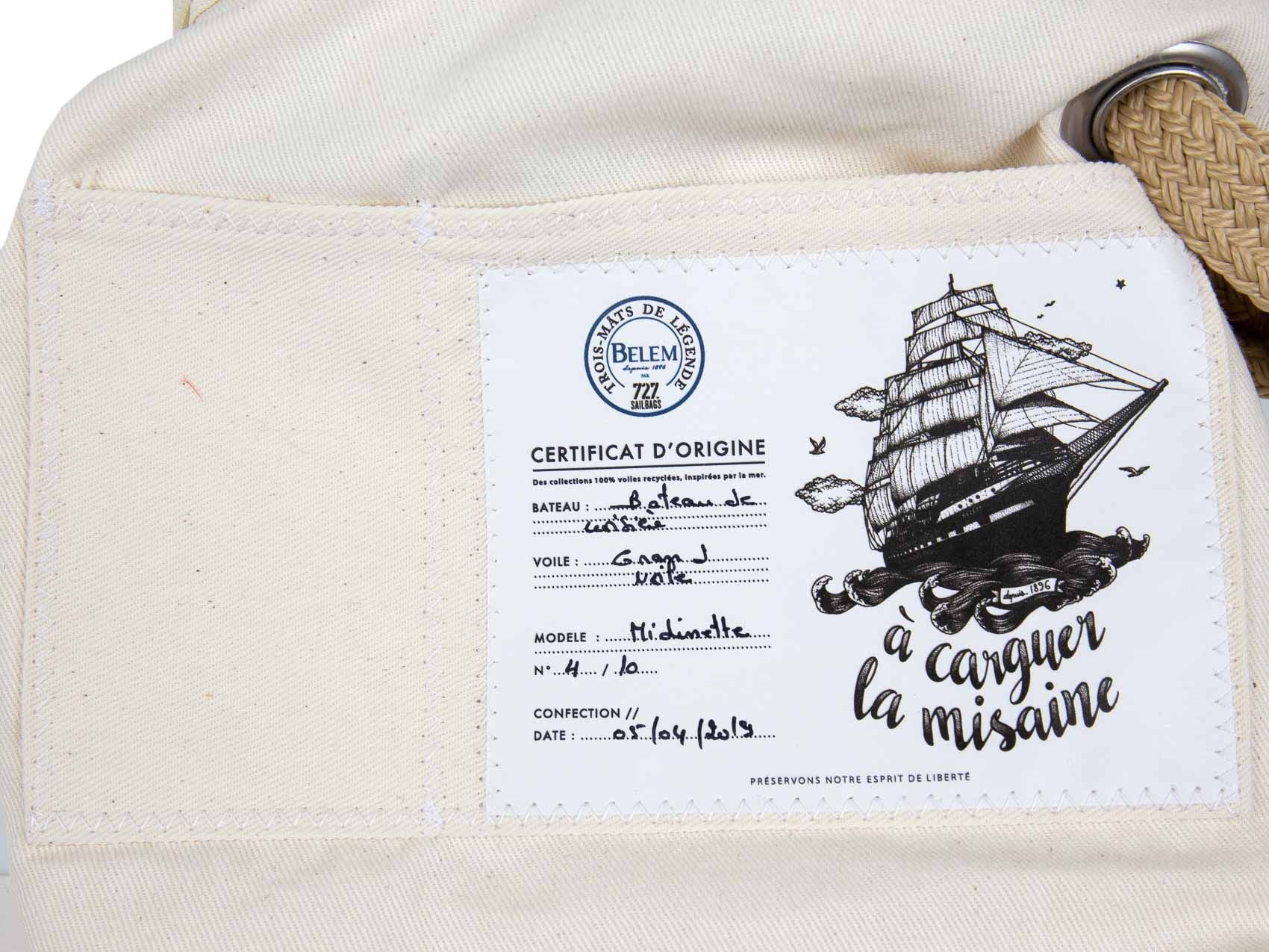Pochette made in France la Midinette Belem