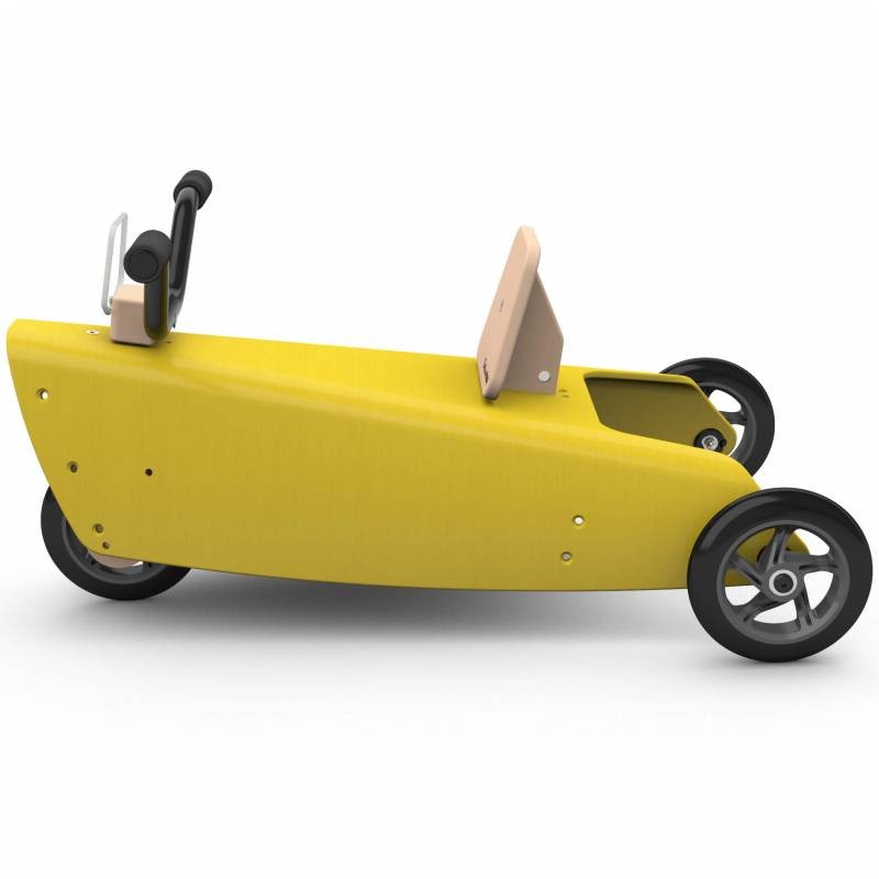 Porteur moto jaune