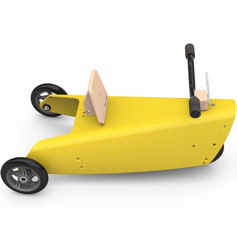 Porteur moto jaune