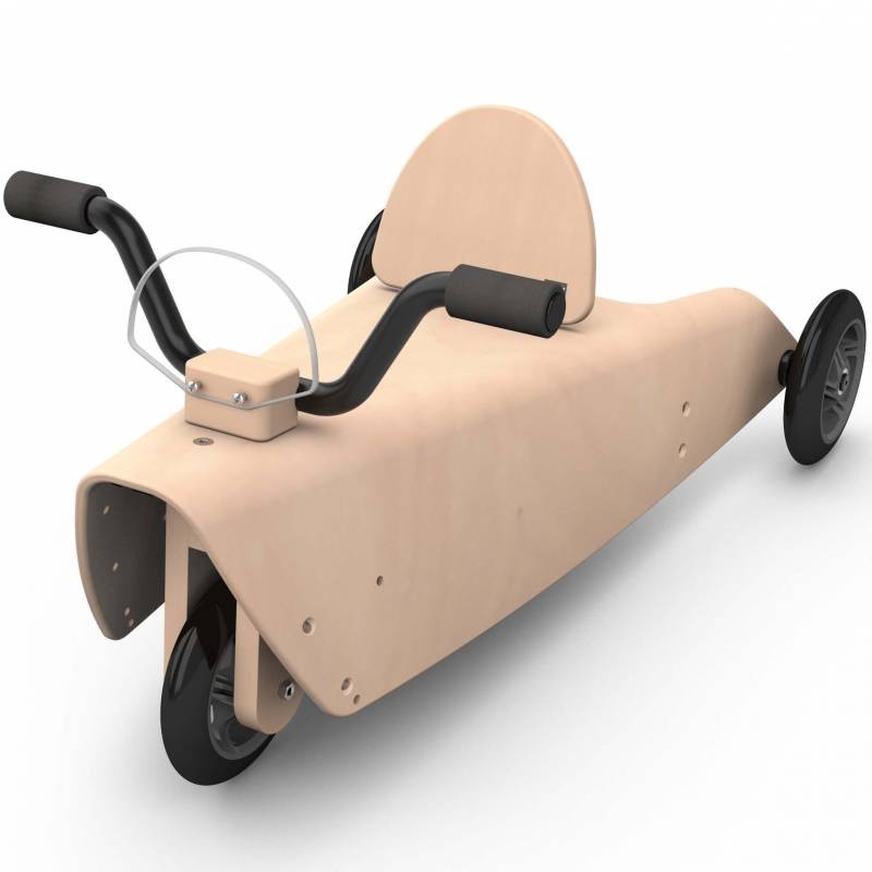 Porteur moto marron
