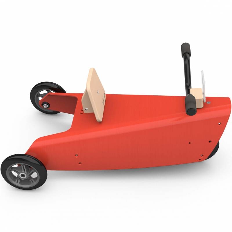 Porteur moto rouge