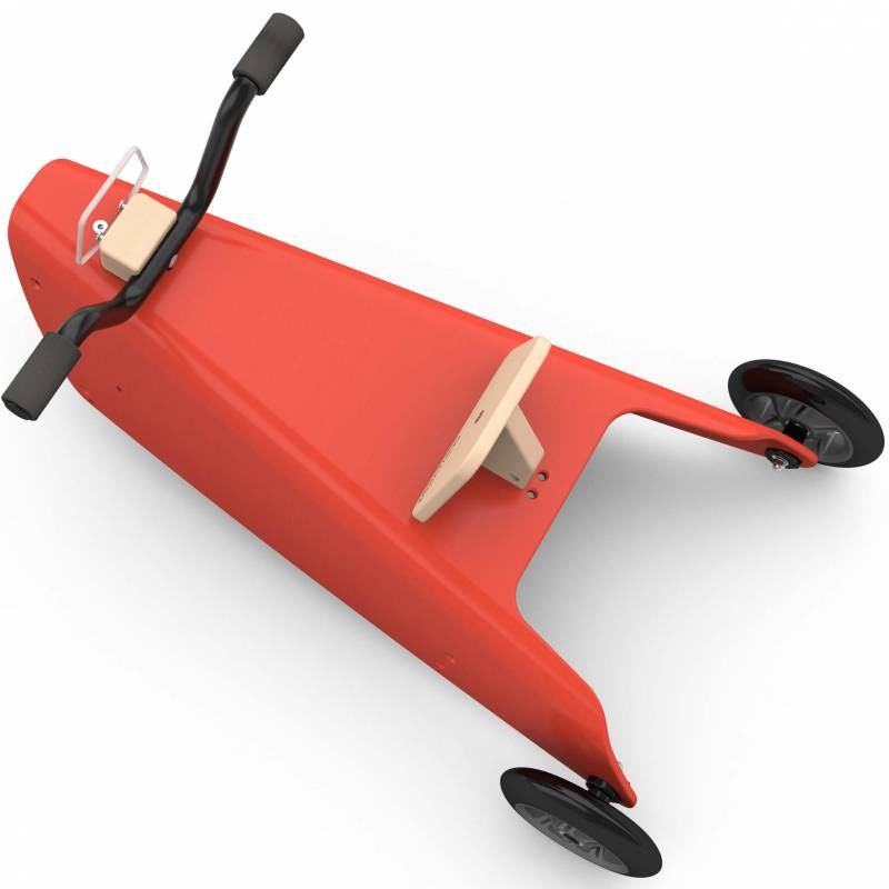 Porteur moto rouge