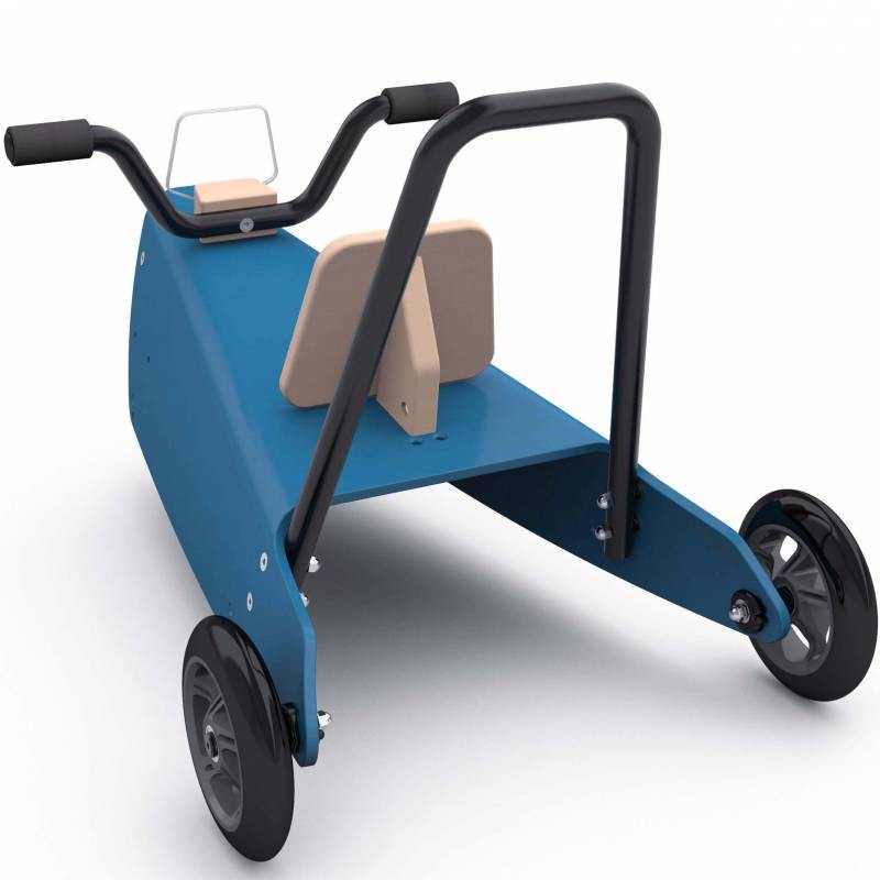 Porteur moto - 2 jouets en 1 bleu foncé