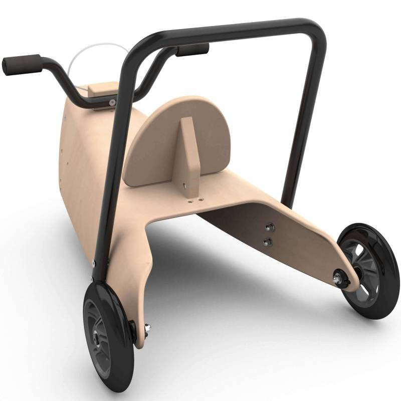 Porteur moto - 2 jouets en 1 marron