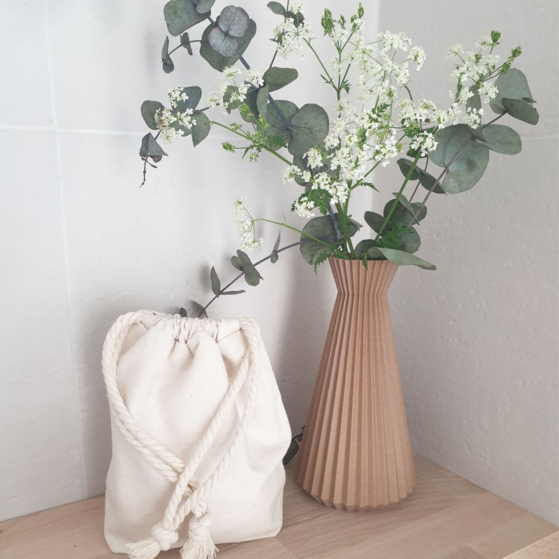 Vase ISHI en bois recyclé