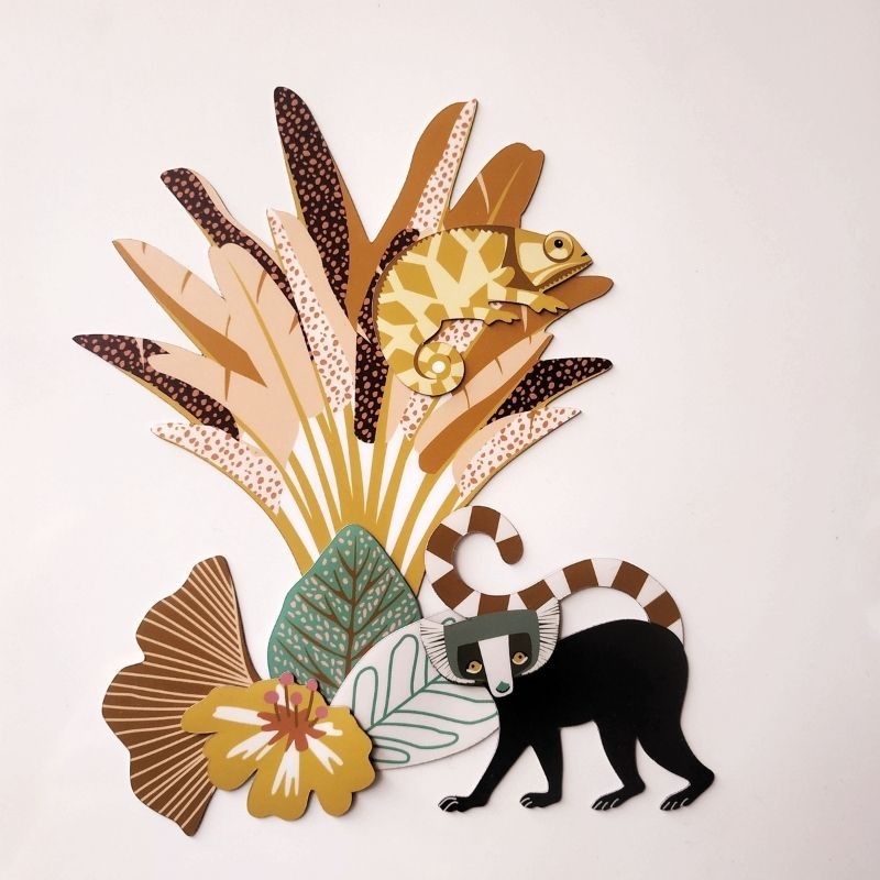 Magnet Animaux jungle made in France - Ma Cabane à Rêves La Fabrikajungle