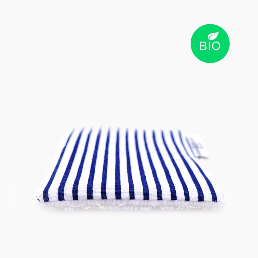 Lingettes Démaquillantes Lavables Bio - Marinière