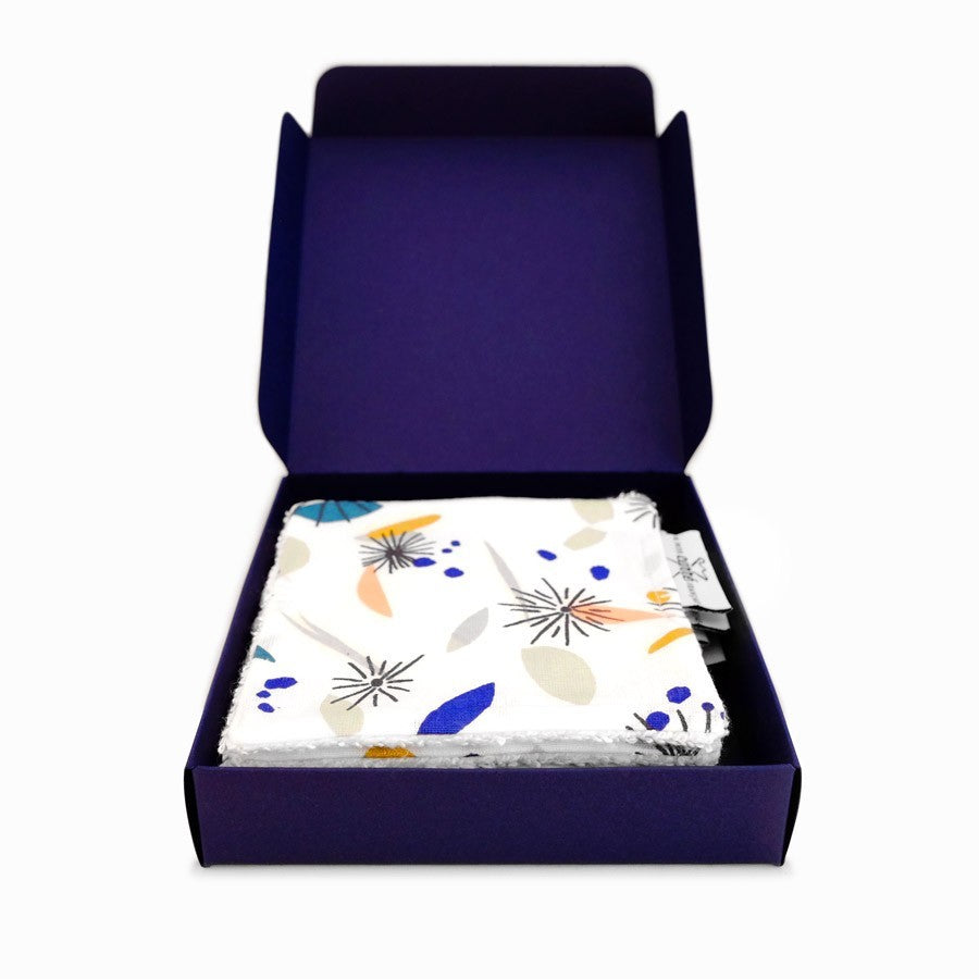 Coffret de 6 lingettes en coton bio