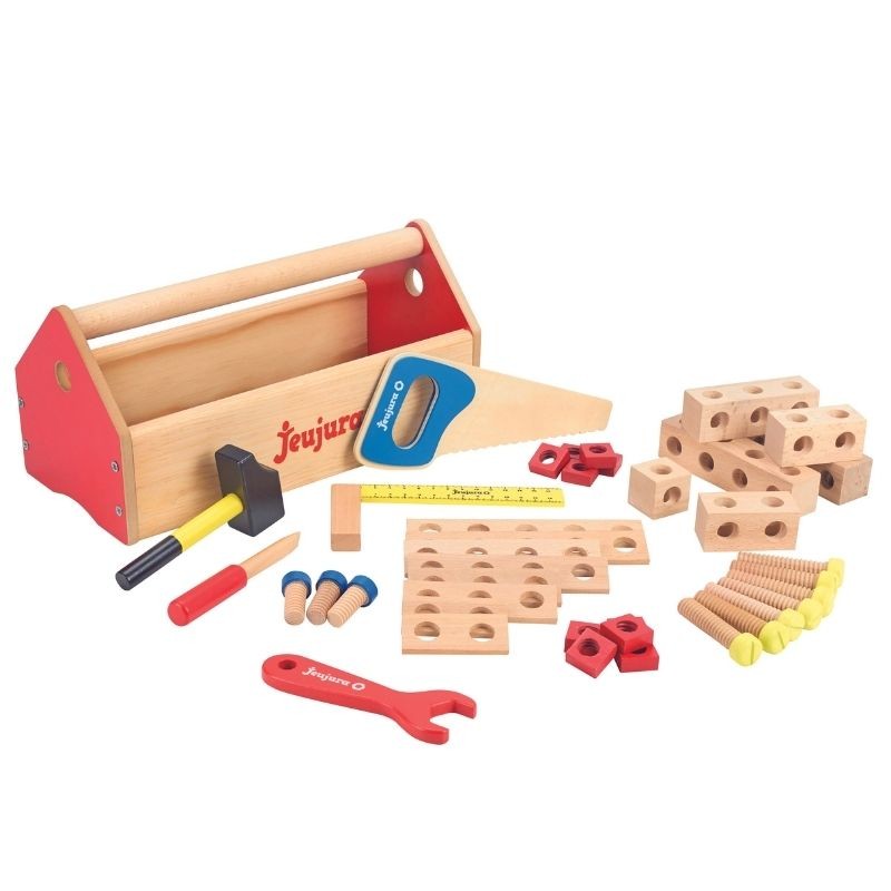 Boîte à outils en bois - Jeujura