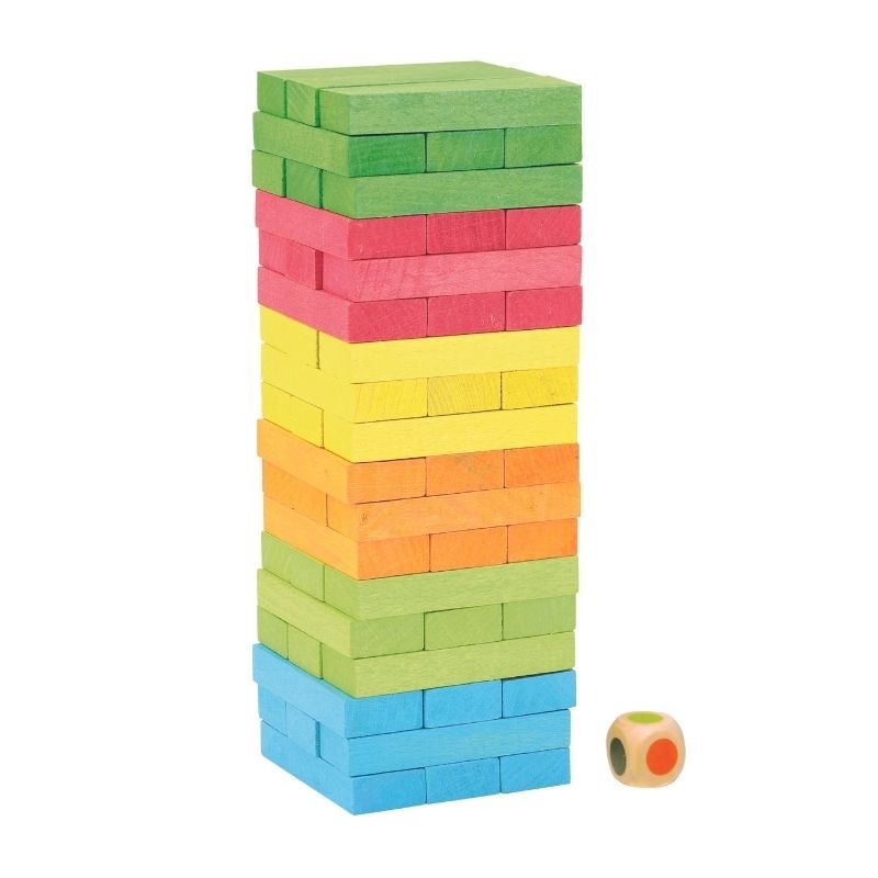 Tour infernale colorée made in France - jeu de société dès 3 ans - Jeujrua