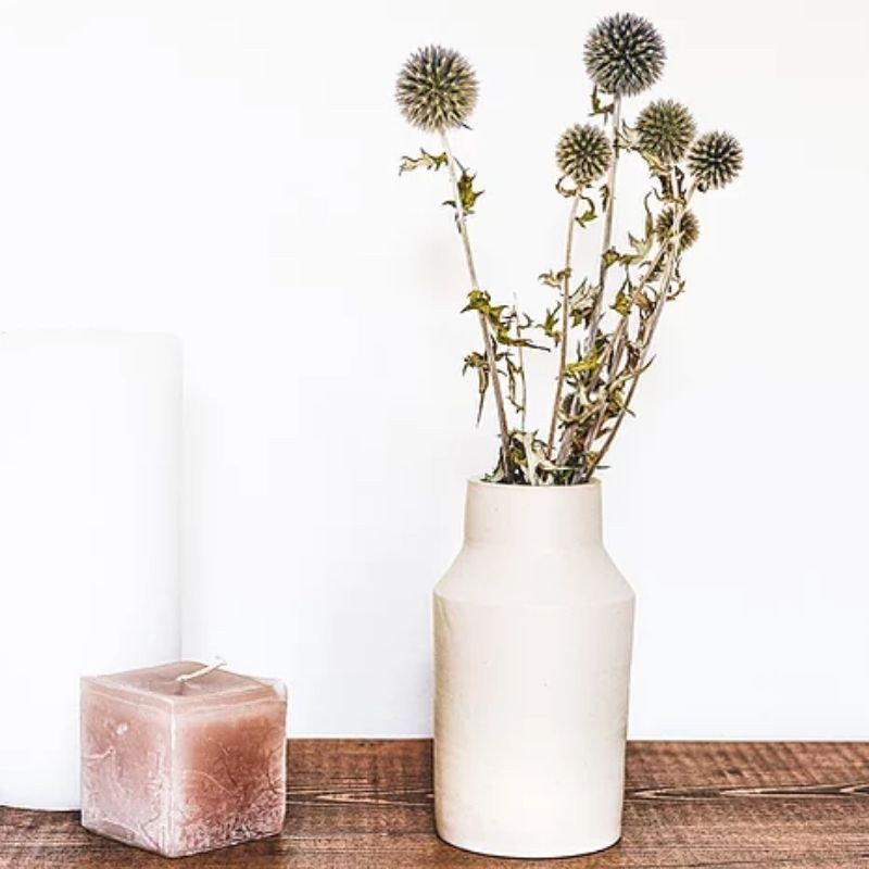 Vase en grès "Pot de lait" version mat