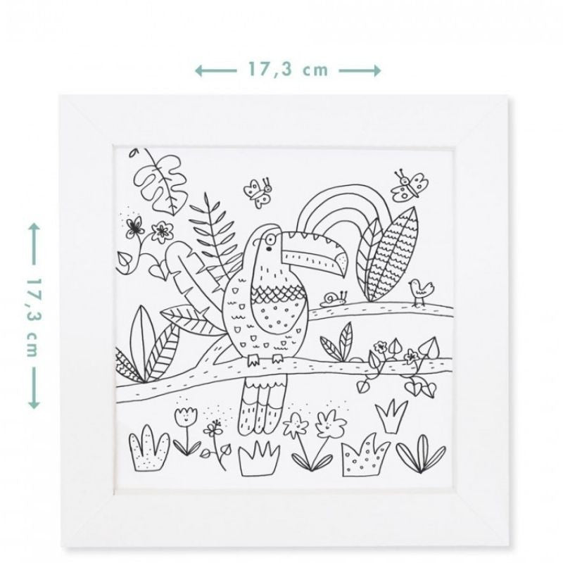 kit mes tableaux exotiques - Pirouette cacahouete
