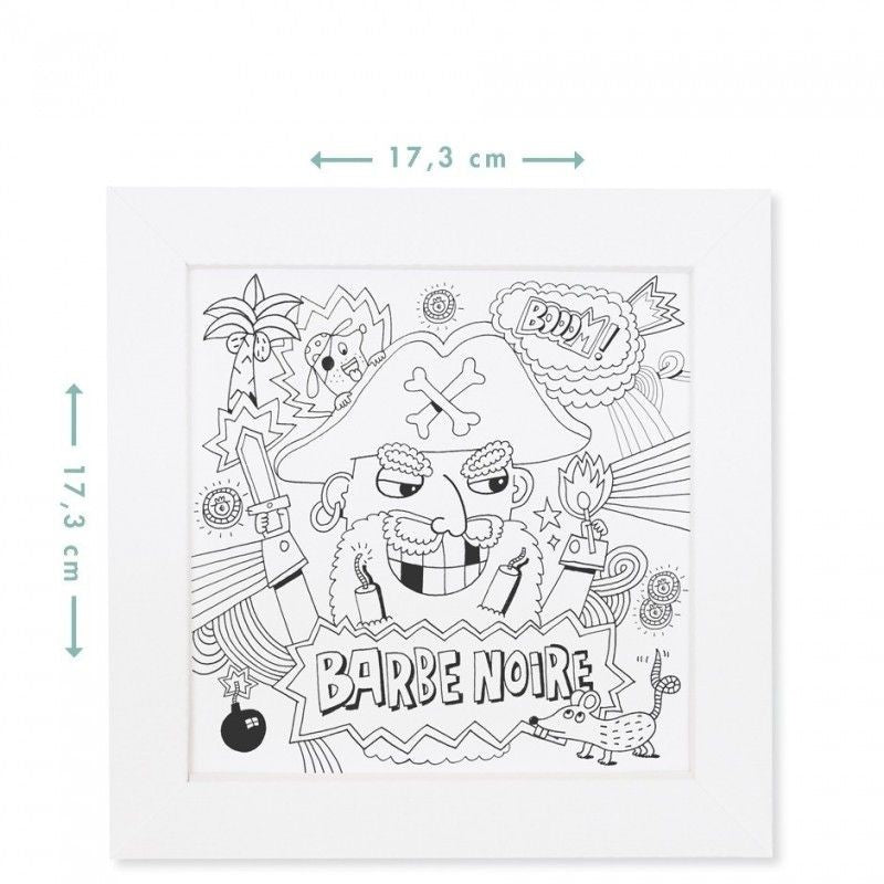 Mes Tableaux pirates à colorier - Made in france