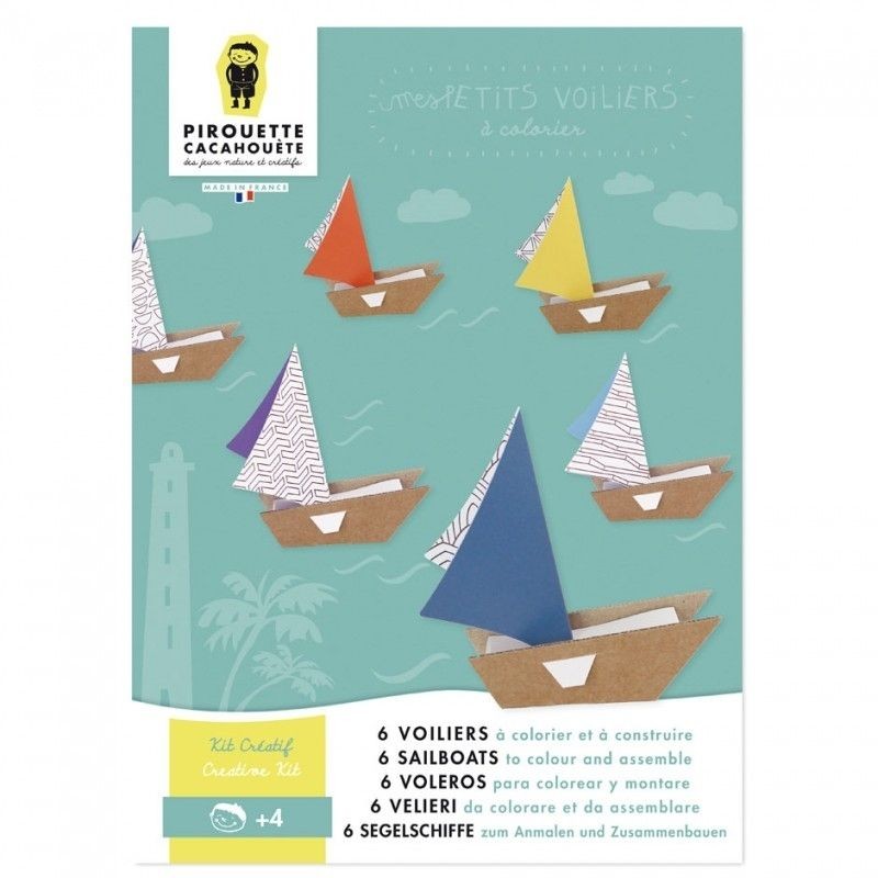 Kit créatif "Mes Voiliers à construire" - Made in France