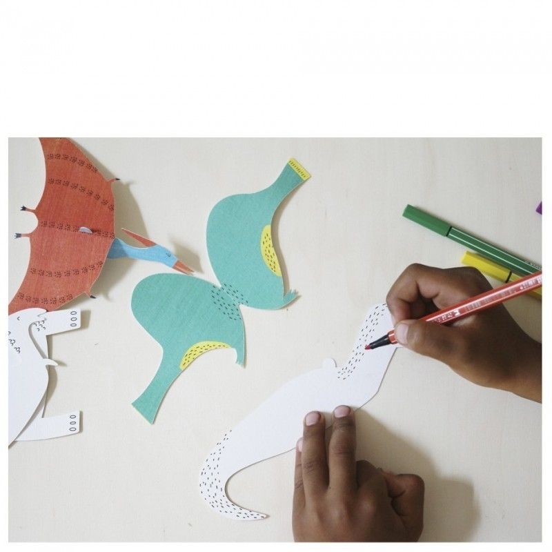 Mes dinosaures à construire et colorier dès 5 ans